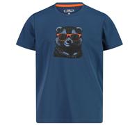 CMP - Boy's T-Shirt Piquet - Funktionsshirt, Gr. 116, blau (Midnight)