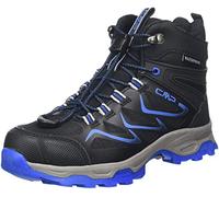 CMP Byne Mid Wp Outdoor Shoes, Nero-Royal, Unisex-Kids, 34