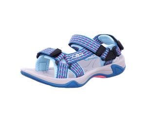 CMP Campagnolo Kids Hamal Hiking Sandal Deep Lake-Pink Fluo Größe EU 28 für Kinder, blau, Größe 32 EU