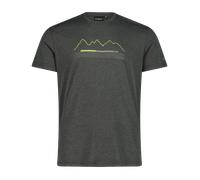 CMP CMP T-Shirt aus Dry Release Cotton pine melange weiß, 56