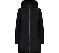 CMP, COAT ZIP HOOD, 32Z1406, Basic Black, D38, Woman
