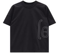 CMP - Women's Loose Fit T-Shirt - T-Shirt, Gr. XXS, schwarz (Nero/DoveGrey)