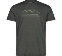 CMP Herren Cotton Print T-Shirt (Größe S, grau)