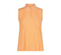CMP Damen - Ärmelloses Damen-Poloshirt aus Stretch-Piqué, salmone, 36