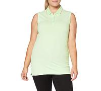 CMP Damen Ärmelloses Poloshirt Piquet aus 95% Baumwolle, Leaf, D44, 39D8386