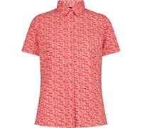 CMP - Women's Shortsleeve Shirt with Pattern - Bluse, Gr. XXS 34, rot (Coral)