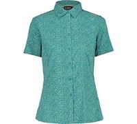 CMP Damen Camisa de Manga Corta UPF 30 T-Shirt, Lake-Solarium, 38