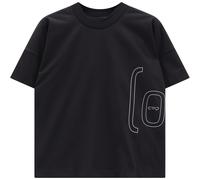 CMP - Women's Loose Fit T-Shirt - T-Shirt, Gr. XXS, schwarz (Nero/DoveGrey)