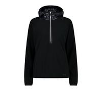 CMP Damen Fleecejacke Sweat Fix Hood 31G3416-U901 42 Nero