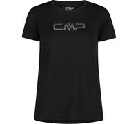 CMP Damen Funktions Print T-Shirt (Größe XS, schwarz)