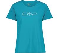 CMP Damen Funktions Print T-Shirt (Größe XXS, blau)
