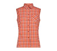 CMP Damen Hemd WOMAN SHIRT 34S5716-34ZR 34 Granata-Off White-Bitter