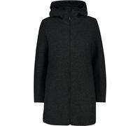CMP Damen Hoodie Mantel (Größe XS, schwarz)