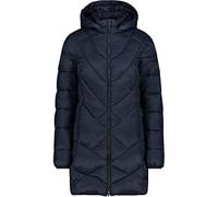 CMP Damen Hoodie Snaps Parka, Black Blue, 36
