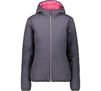 CMP Damen Jacke Dupont Sorona Wattierung, Antracite/Corallo, 42, 3Z23576