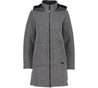 CMP Damen Kapuzensweat WOMAN COAT FIX HOOD (31M3156) 36 FUMO MEL.-B.GESSO