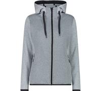 CMP Damen Kapuzensweat WOMAN FIX HOOD JACKET (35H5896) 42 ALLUMINIO-BIANCO