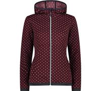 CMP Damen Kapuzensweat WOMAN JACKET FIX HOOD (33H1966) 42 BURGUNDY-BIANCO