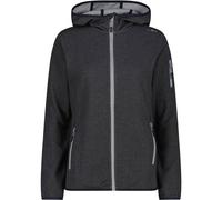 CMP Damen Kapuzensweat WOMAN JACKET FIX HOOD (34H6376) 42 NERO-CEMENTO