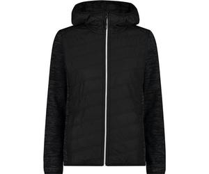 CMP Damen Kapuzensweat WOMAN JACKET HYBRID FIX HOOD (33H1876) 40 NERO