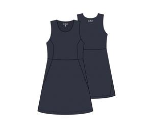 CMP Damen Kleid Woman Dress 34S7986-U423 34 Antracite