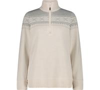 CMP Damen Knitted WP Pullover (Größe L, weiss)