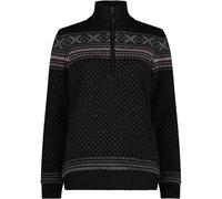 CMP Damen Knitted WP Pullover (Größe XS, schwarz)