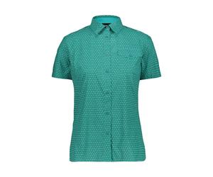 CMP Damen Kurzarm Hemd Woman Shirt 30T7966-40YE 34 Lake-Ceramic