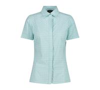 CMP Damen Kurzarm Hemd Woman Shirt 31T7146-42ZL 36 Acqua-Bianco