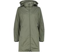 CMP Damen Light Softshell Hoodie Parka (Größe XXL, oliv)
