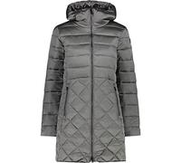 CMP Damen Long Hooded Nylon, Langer Parka, grau, 48