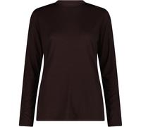 CMP - Women's T-Shirt 36N1926 - Merinolongsleeve, Gr. XL 44, schwarz (BlackBerry)