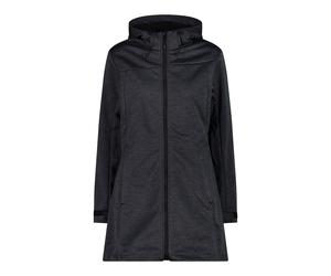 CMP Damen Mantel Woman Coat Fix Hood 33A1766-11TP 38 Titanio Mel.-Nero