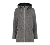 CMP Damen Mantel WOMAN LONG JACKET FIX HOOD 32H2076-07XM 38 B.Gesso-Nero