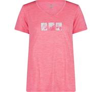 CMP Damen Melange Print T-Shirt (Größe M, rosa)