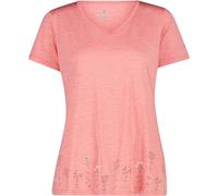 CMP - Women's Light Melange T-Shirt - Funktionsshirt, Gr. M 40, rosa/rot (CoralMelange)