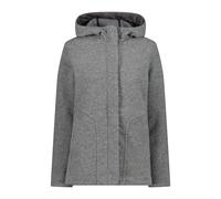 CMP Damen OutdoorjackeWoman Fix Hood Wool Jacket 32M2366-U510 34 Grey Melange