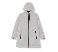 CMP Damen Parka Lange Parka WOOLTECH, Grigio Mel.-Nero, D44, 30M3346