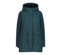 CMP - Women's Parka Fix Hood 35K3556 - Parka, Gr. S 38, blau (TrekGreen)