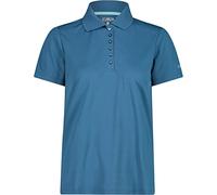 CMP Damen Piqué Poloshirt, Blau (Deep Lake), 34 EU