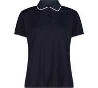 CMP - Women's Polo Stretch Piquet - Polo-Shirt, Gr. L 42, blau (BlackBlue)