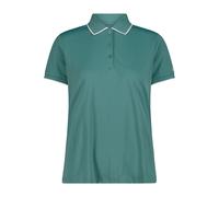 CMP - Women's Polo Stretch Piquet - Polo-Shirt, Gr. L 42, türkis (Agave)
