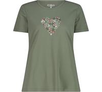 CMP Damen Print T-Shirt, Avocado, M