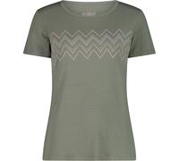 CMP Damen Print T-Shirt (Größe L, grau)
