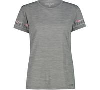 CMP Damen Print T-Shirt (Größe S, grau)