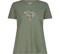 CMP Damen Print T-Shirt (Größe XXL, oliv)
