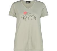CMP Damen Print T-Shirt, Pistacchio, XS