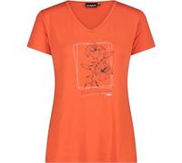 CMP Damen Print T-Shirt, rose, XXL