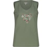 CMP Damen Print Tanktop (Größe S, oliv)