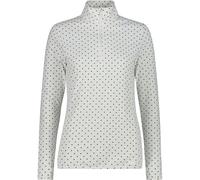 CMP Damen Printed Sweat Fleece-Shirt bianco antracite 46